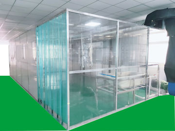 غرفه تمیز ISO7 Softwall با نصب و راه اندازی آسان پرده PVC ضد استاتیک