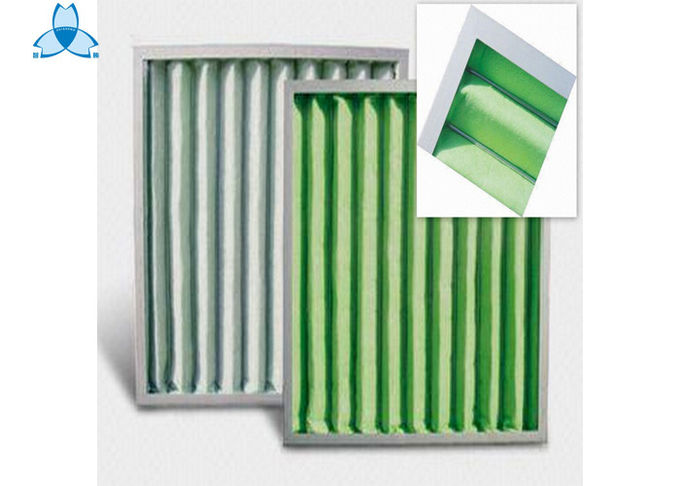 Corrugated - Type Air Filter Pre Filter 595x595x21mm For Central Air Conditioning 0