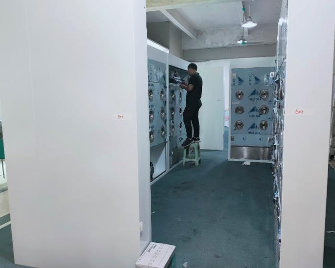 تونل دوش هوای اتاق تمیز 500 نفر با درهای کشویی خودکار 5