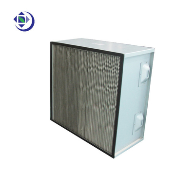 خرید Class H14 جعبه دو دسته فیلتر هوا هپا با فویل آلومینیومی online manufacture