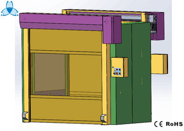خرید Cold Rolled Steel Cleanroom Air Shower , Air Shower Room With High Speed Shutter Doors online manufacture