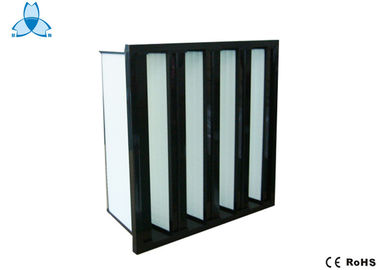 خرید High Efficiency V  Type Hepa Air Filter Dust 0.1um Porosity For Hepa Systems online manufacture