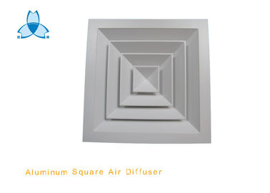 خرید Four Way Low Resistance Ceiling Air Diffuser 450x450mm Fit For Supply Airflow online manufacture