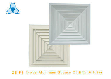 خرید Ceiling 24x24 Air Diffuser , Return Air Diffuser High Dust Holding Capacity online manufacture