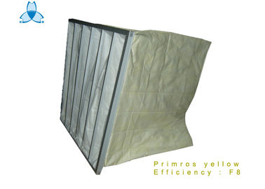 خرید Primrose Yellow Class F8 Pocket Air Filter Air Conditioning Secondary online manufacture