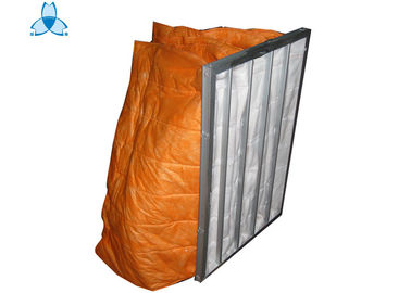 خرید Medium Efficiency F6 Pocket Air Filter Hvac Duct Cleaning , Low Initial Pressure Drop online manufacture