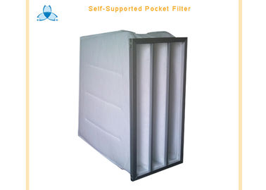 خرید Air Handling Unit AHU System Bag Air Filters With High Dust Capacity , 5 Pockets online manufacture
