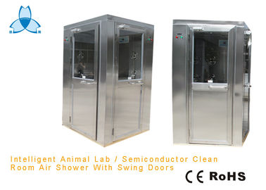 خرید GMP Pharmaceutical Stainless Steel Air Shower Room With Three Side Blowing AC380V online manufacture