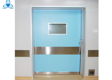 خرید Hospital Single Leaf Door Swing Door With Air Seal And Fireproof Feature تولید آنلاین