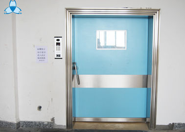 خرید Outside Powder Coated Hospital Air Filter Blue Color With Single Swing Door online manufacture