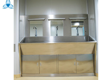 خرید Three Mirrors Hand Washing Bathroom Basin Cabinets With Three Positions Automatic Induction online manufacture