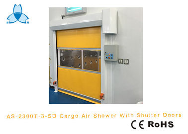 خرید Large Cargo Air Shower Tunnel Soft PVC High Speed Shutter Doors For Cart online manufacture