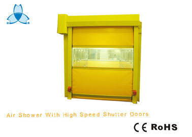 خرید Power Coated Steel Clean Room Air Shower Tunnel With High Speed Rolling Automatic Opening Shutter online manufacture