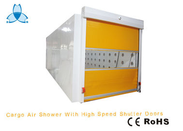 خرید OEM Clean Air Shower Tunnel With Auto High Fast Speed Shutter Doors By Radar Sensor online manufacture