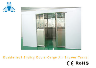 خرید White Stainless Steel Air Shower With Electric Interlocked Locks , 22-25m/s Wind Speed online manufacture