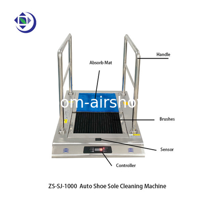 خرید پاک کننده کفش اتوماتیک اتاق تمیز و منطقه بهداشتی SS304 20W online manufacture