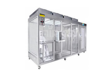 خرید Acrylic Hardwall Modular Clean Room / Clean Booth With AIr Shower And Pass Box online manufacture