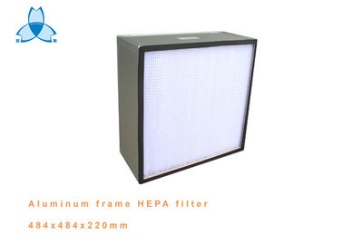 خرید فیلتر هوای آلومینیومی عمیق گرم HEPA برای اتاق تمیز، کارایی 99.99٪ online manufacture