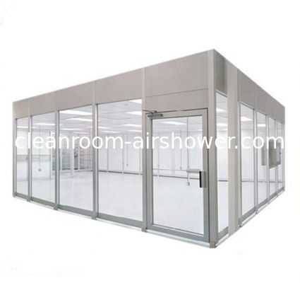 خرید تجهیزات اتاق تمیز قابل تنظیم 40-70mm ضخامت 2 واحد Handel 304 SUS سرعت جریان پایین 0.35m/s تولید آنلاین