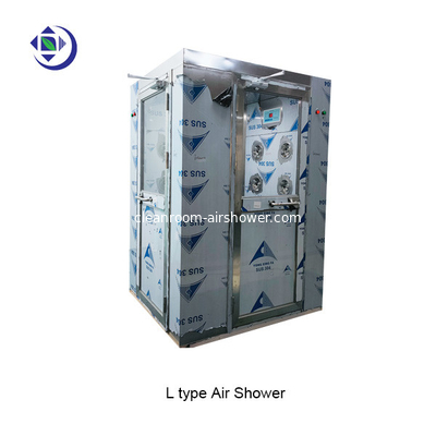 خرید نوع گوشه / نوع L SS 304 اتاق دوش هوا برای مواد online manufacture