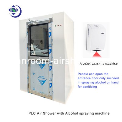 یک درب / دو درب 380v دوش هوا اتاق تمیز تجهیزات ضروری برای حفظ محیط کار تمیز و امن