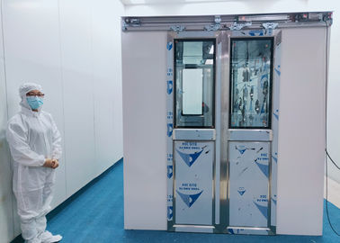 AS-2040D-2.2-AD دوش هوای اتاق تمیز با درب های کشویی دو لایه